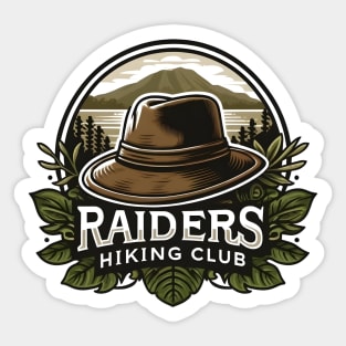 Raiders Hiking Club - Adventure Sticker